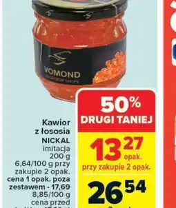 Carrefour Market Kawior z łososia Nickal oferta