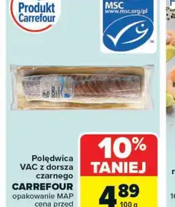 Carrefour Market Polędwica VAC z dorsza czarnego Carrefour oferta
