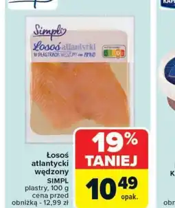 Carrefour Market Losoś atlantycki wędzony Simpl oferta