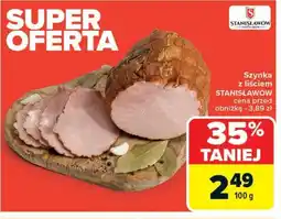 Carrefour Market Szynka z liściem Stanisławów oferta