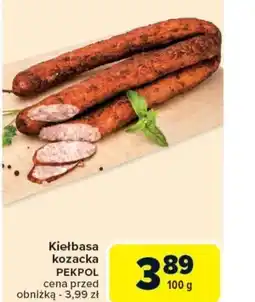 Carrefour Market Kiełbasa kozacka PEKPOL oferta