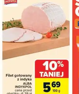 Carrefour Market Filet gotowany z indyka Alba Indykpol oferta