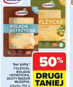 Carrefour Market Ser żółty Mlekpol oferta