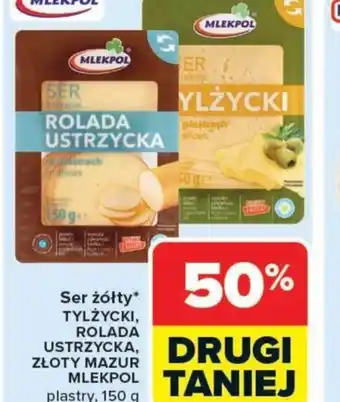 Carrefour Market Ser żółty Mlekpol oferta