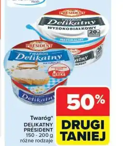 Carrefour Market Twaróg Delikatny President oferta