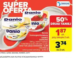 Carrefour Market Serek homogenizowany Danio oferta