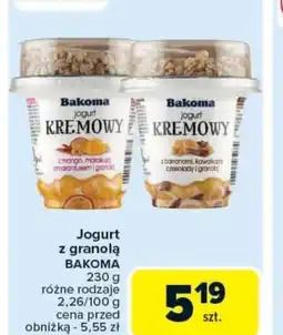 Carrefour Market Jogurt z granolą Bakoma oferta