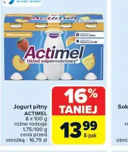 Carrefour Market Jogurt pitny Actimel oferta