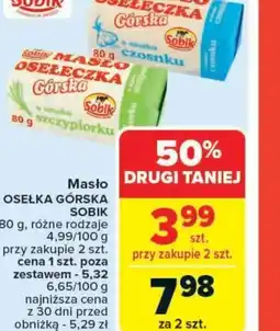 Carrefour Market Masło Osełka Górska Sobik oferta