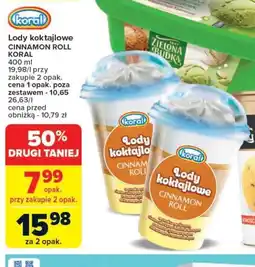 Carrefour Market Lody koktajlowe Cinnamon Roll Koral oferta