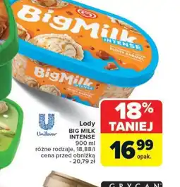 Carrefour Market Lody Big Milk Intense oferta