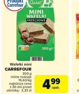 Carrefour Market Wafelki mini Carrefour oferta