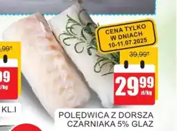 Bingo Polędwica z dorsza czarniaka 5% glaz oferta