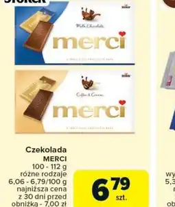 Carrefour Market Czekolada Merci oferta