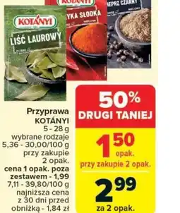 Carrefour Market Przyprawa Kotanyi oferta