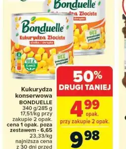 Carrefour Market Kukurydza konserwowa Bonduelle oferta