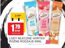 Bingo Lody mleczne hortex oferta