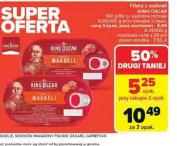 Carrefour Market Filety z makreli King Oscar oferta
