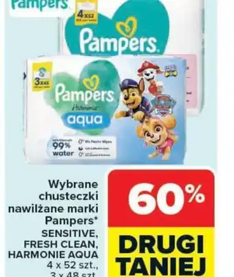 Carrefour Market Chusteczki nawilżane Pampers oferta