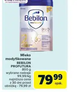 Carrefour Market Mleko modyfikowane Bebilon Profutura oferta