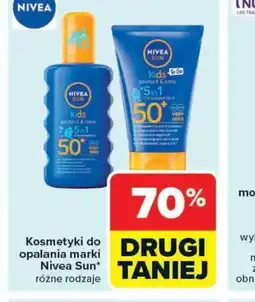 Carrefour Market Kosmetyki do opalania marki Nivea Sun oferta