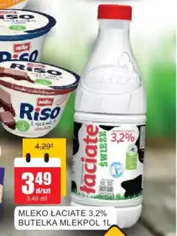 Bingo Mleko łaciate 3,2% butelka mlekpol oferta