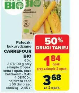 Carrefour Market Paleczki kukurydziane Carrefour Bio oferta