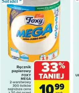 Carrefour Market Ręcznik papierowy Foxy Mega oferta