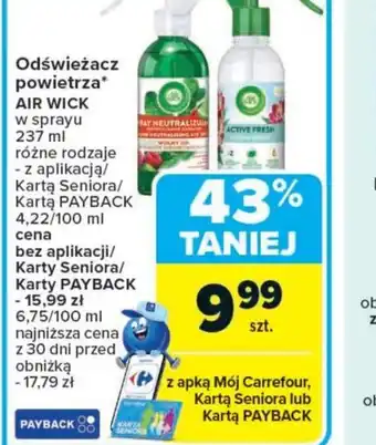Carrefour Market Odświeżacz powietrza Air Wick oferta