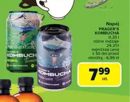 Carrefour Market Napój Prager's Kombucha oferta