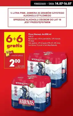 Biedronka Piwo Harnaś Jasne Pełne oferta