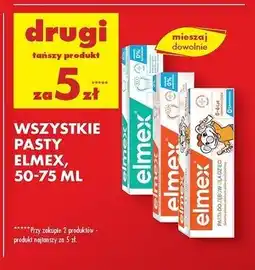 Biedronka Pasta do zębów dla dzieci 0-6 Elmex oferta
