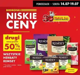 Biedronka Herbata ekspresowa Remsey oferta
