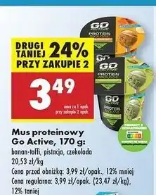 Biedronka Mus czekoladowy Go Active oferta