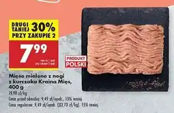 Biedronka Mięso mielone z nogi kurczaka Kraina Mięs oferta