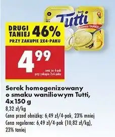 Biedronka Serek wanilia Tutti oferta