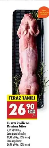 Biedronka Tusza z królika Kraina Mięs oferta