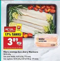 Biedronka Mintaj filet bez skóry Marinero oferta