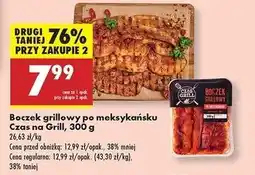 Biedronka Boczek grillowy w marynacie meksykańskiej Czas Na Grill oferta