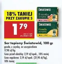 Biedronka Ser ze szczypiorkiem Światowid oferta