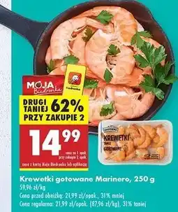Biedronka Krewetki białe gotowane Marinero oferta