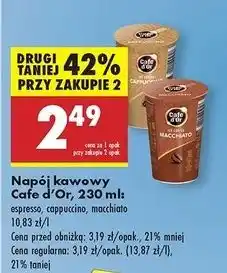 Biedronka Napój kawowy macchiato Cafe D'or oferta