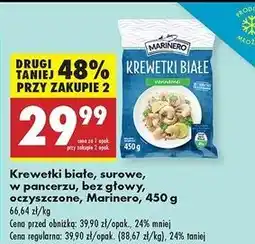 Biedronka Krewetki białe vannamei Marinero oferta