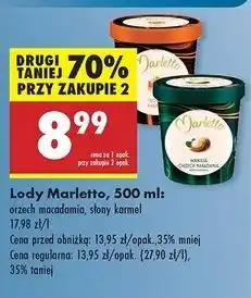 Biedronka Lody słony karmel Marletto oferta
