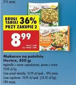 Biedronka Makaron na patelnię penne z sosem serowym Hortex oferta