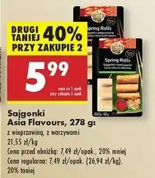 Biedronka Sajgonki z warzywami Asia Flavours oferta