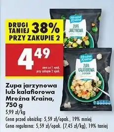 Biedronka Zupa kalafiorowa Mroźna Kraina oferta