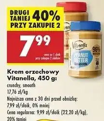 Biedronka Masło orzechowe z kawałkami orzeszków Vitanella oferta