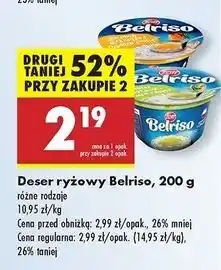 Biedronka Ryż na mleku mango Zott Belriso oferta