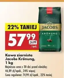 Biedronka Kawa Jacobs Kronung oferta